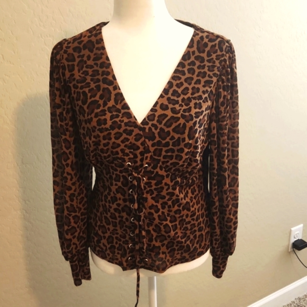 Leopard pattern Blouse